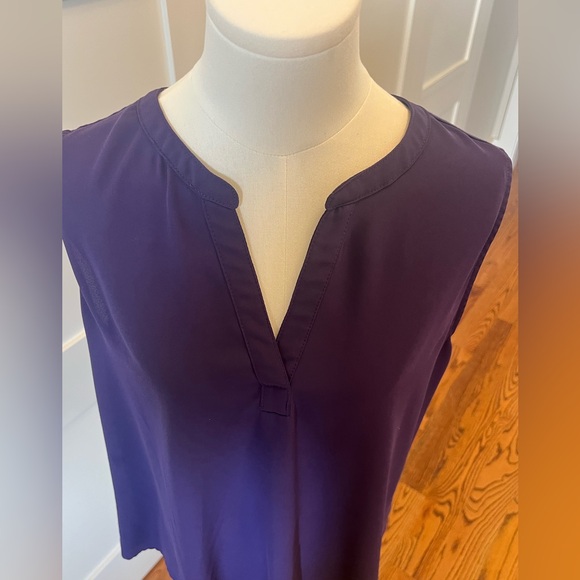 Papermoon Deep Purple Sleeveless Blouse - Picture 4 of 6